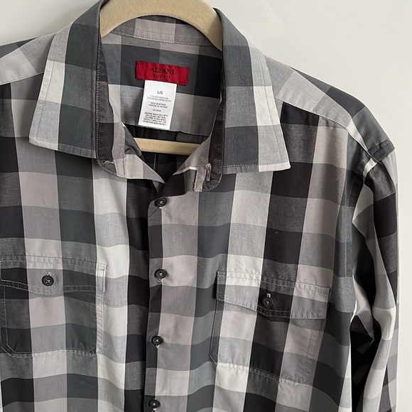 ALFANI Men’s Button Down Shirt Slim Fit, Size L - Picture 2 of 9